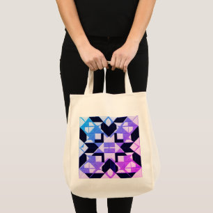Tote Bolsa Geométrico Eco-Grocery