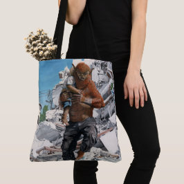 Tote Bolsa Gráfico de Fantasia Infantil de Salvação Her