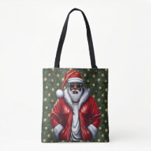 Bolsa Grande de Ombro Santa Preta Única