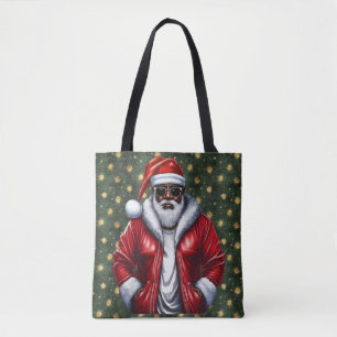 Tote Bolsa Grande de Ombro Santa Preta Única