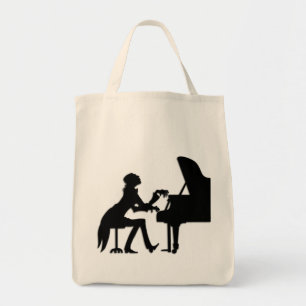 Tote Bolsa Grande para Piano