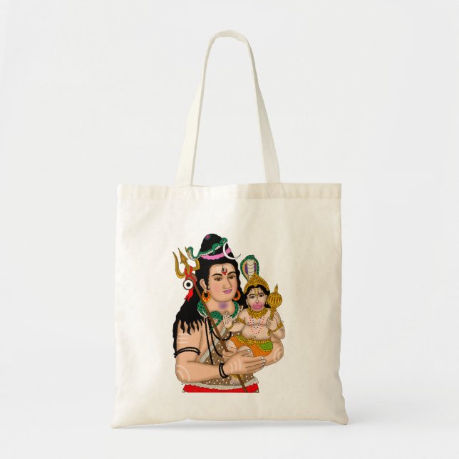 Tote Bolsa Hanuman & Shiva (Frente)