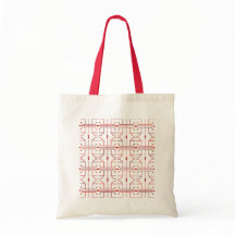 Bolsa Hieróglifo Padrão Abstrato