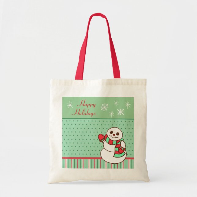 Tote Bolsa Homem de Neve (Frente)