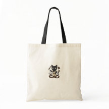 Bolsa Lady Justice Gato Preto Estudante de Direito