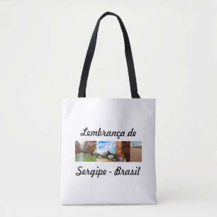 Tote Bolsa lembrança de Sergipe Brasil
