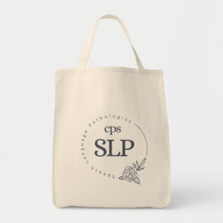 Tote Bolsa - Logotipo Floral Negro