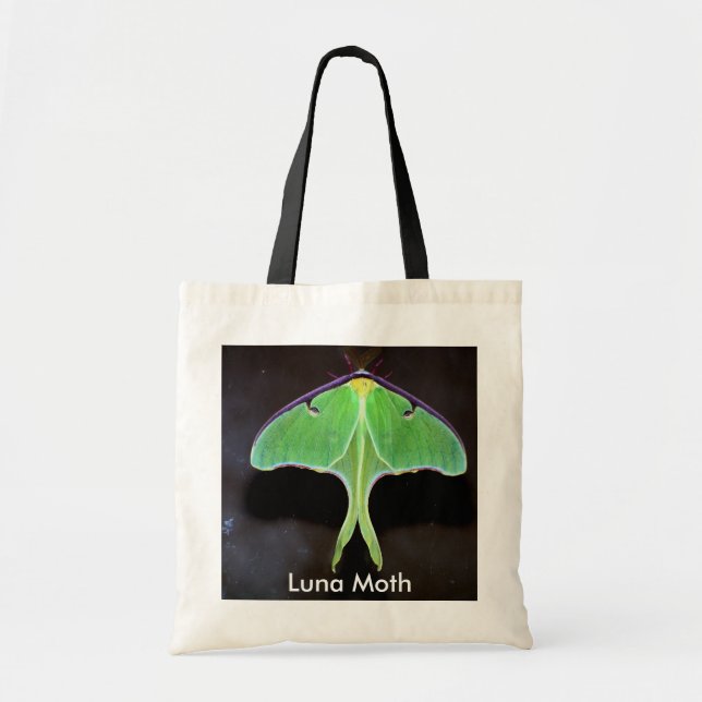 Tote Bolsa Lona Mariposa Luna (Frente)