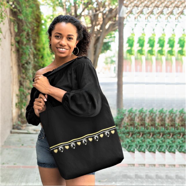 Tote Bolsa Love Cat de Poet Adiela Akoo (The Love Cat Tote by Poet Adiela Akoo. Love It? GET it! Shop the Love Cat Collection for more finds)