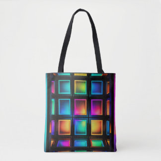 Tote Bolsa Luminous Grid Spectrum