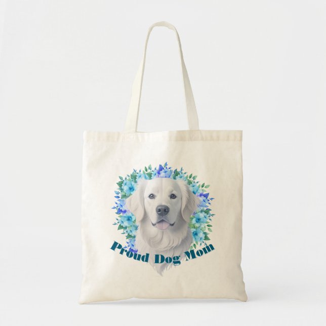 Tote Bolsa Mãe Orgulhosa de Cachorro Fofo (Frente)