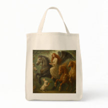 Bolsa Magnificos Cavalos e Anjo