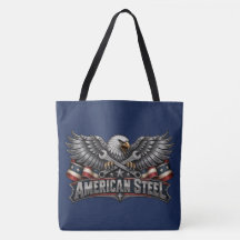 Bolsa Marinha Americana Steel Eagle e Chaves