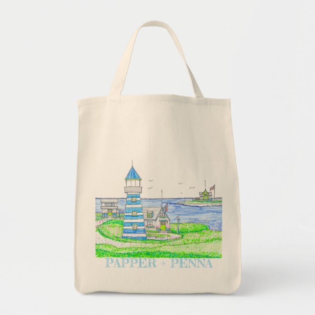Tote Bolsa Média Americana Lighthouse (Frente)