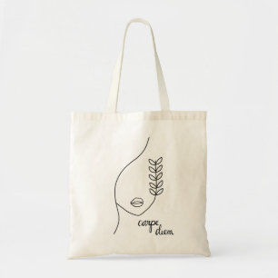 Tote Bolsa minimalista carpe diem