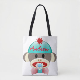 Tote bolsa MONOGRAM "Macaco-meia-bonito"