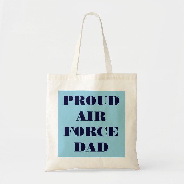 Tote Bolsa Orgulhosa Pai da Força Aérea (Frente)