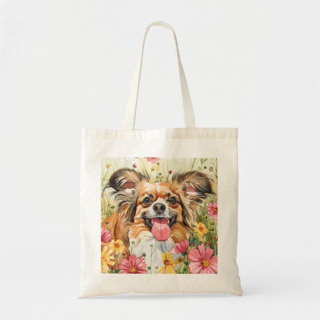 Tote Bolsa Papillon – Arte em Aquarela (Frente)