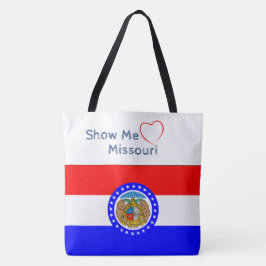 Tote Bolsa Patriótico Mostra-me Amor Missouri