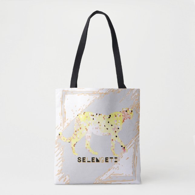 Tote Bolsa Pequena Cheetah (Frente)