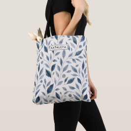 Tote Bolsa Personalizada Blue Leaf