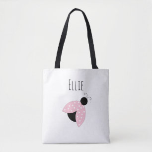 Tote Bolsa Personalizada da Joaninha Rosa