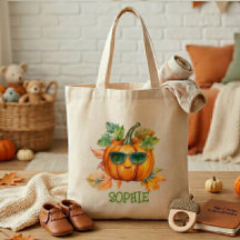 Bolsa Personalizada de Abóbora de Outono para Cria