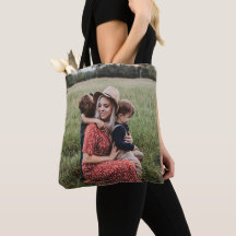 Bolsa Personalizada de Foto Única de Dois Lados