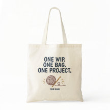 Bolsa Personalizada para Projetos de Crochê