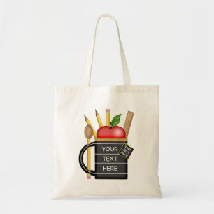 Tote Bolsa personalizado do professor Apple Teacup Mug