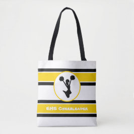 Tote Bolsa Preto E Dourado Personalizado
