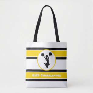 Tote Bolsa Preto E Dourado Personalizado