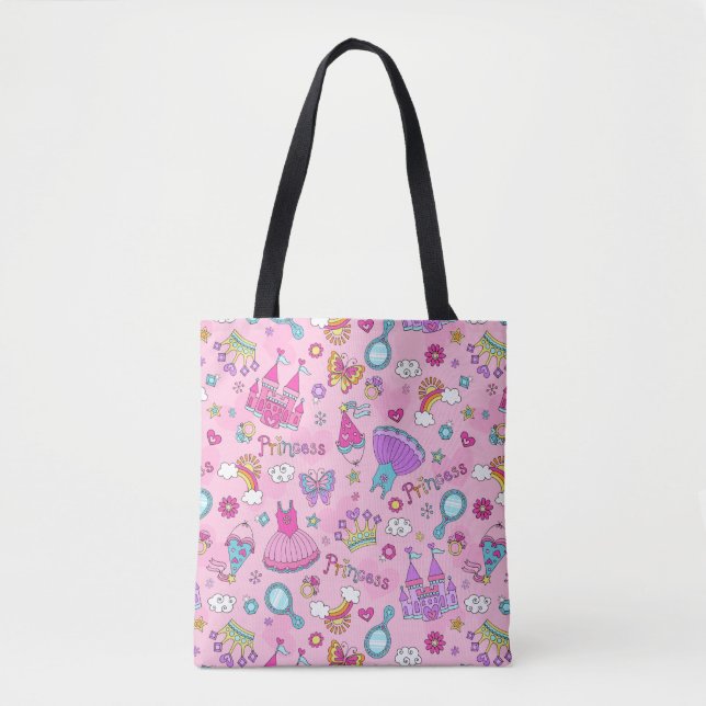Tote Bolsa Princesa Rosa (Frente)