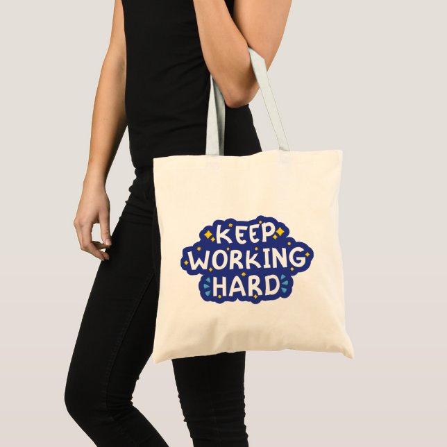 Tote Bolsa Sacola Limpa Sem Serifa Negrito | trabalhand (Frente (produto))