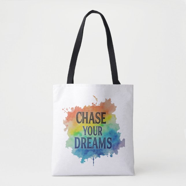 Tote Bolsa Sombra "Persiga seus Sonhos" (Frente)
