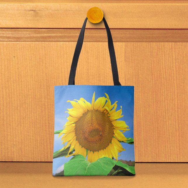Tote Bolsa Sunflower Image No. 2 (Tote bag with a sunflower)