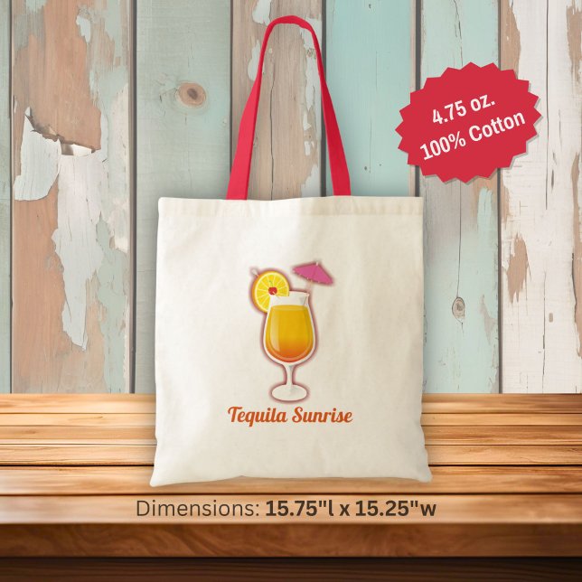 Tote Bolsa Tequila Sunrise (Criador carregado)