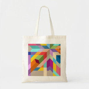 Tote Bolsa Tote. Elementos geométricos. Padrões de grev