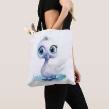Bolsa Tote, Pato Branco Fofo