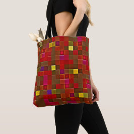 Tote Bolsa transversal "Checkered Affair" (Média)