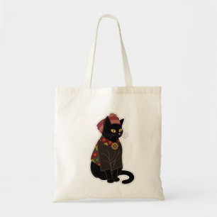 Tote Bolsa Tribal Chief Black Cat