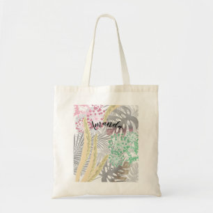 Tote Bolsa tropical de aquarela para damas de honra