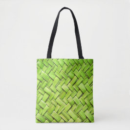 Tote Bolsa tropical de Design de onda verde