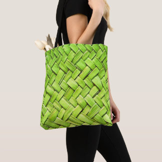Tote Bolsa tropical de Design de onda verde