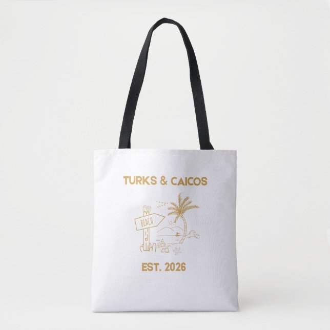 Tote Bolsa Turks e Caicos Luxo Ombro (Frente)