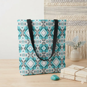 Tote Bolsa Turquesa Cruzamento do Deserto