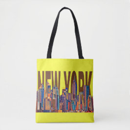Tote bolsa usa nova york cidade Manhattan Skyline