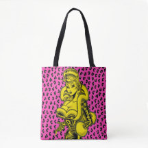 Bolsa Vana DeVinyl™/Estampa de leopardo