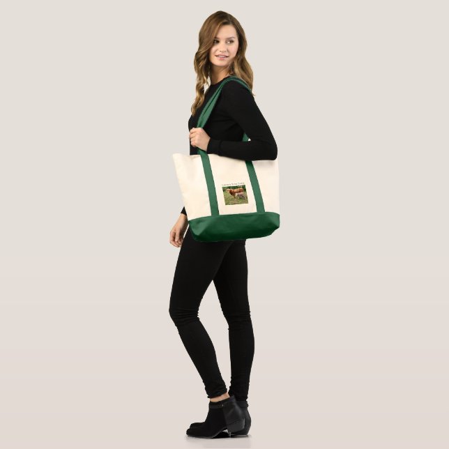 Tote Bolsa Verde LRF (Frente (modelo))