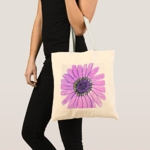 Tote Bonita bolsa de flauta esboçada à mão
